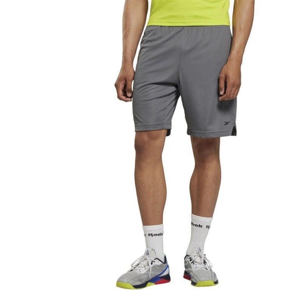 Reebok Men's Workout Speed wick 9" Training Shorts Cold Gray 2XL